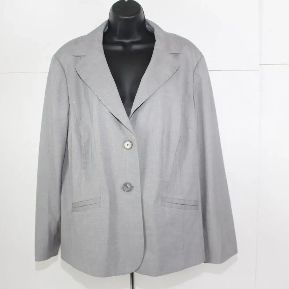 Halogen ladies gray Blazer size 16W